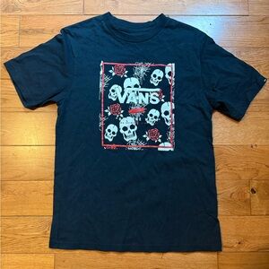 Vans Skull Rose Kids Tee